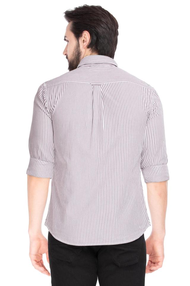 Buy U.S. POLO ASSN. Mens Striped Casual Shirt Shoppers Stop