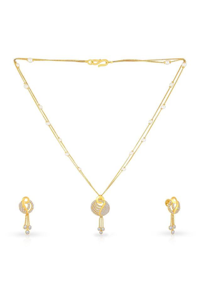 Gold necklace shop online malabar