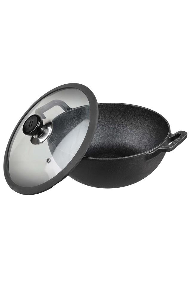 Buy VINOD Legacy PreSeasoned Cast Iron Kadai, 24 cm, Induction