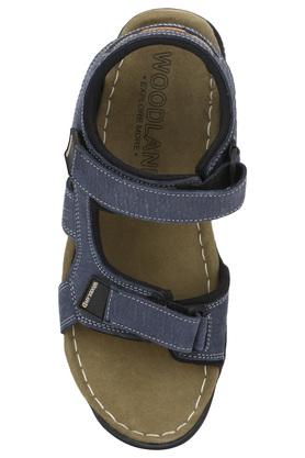 Woodland denim best sale blue floater sandals