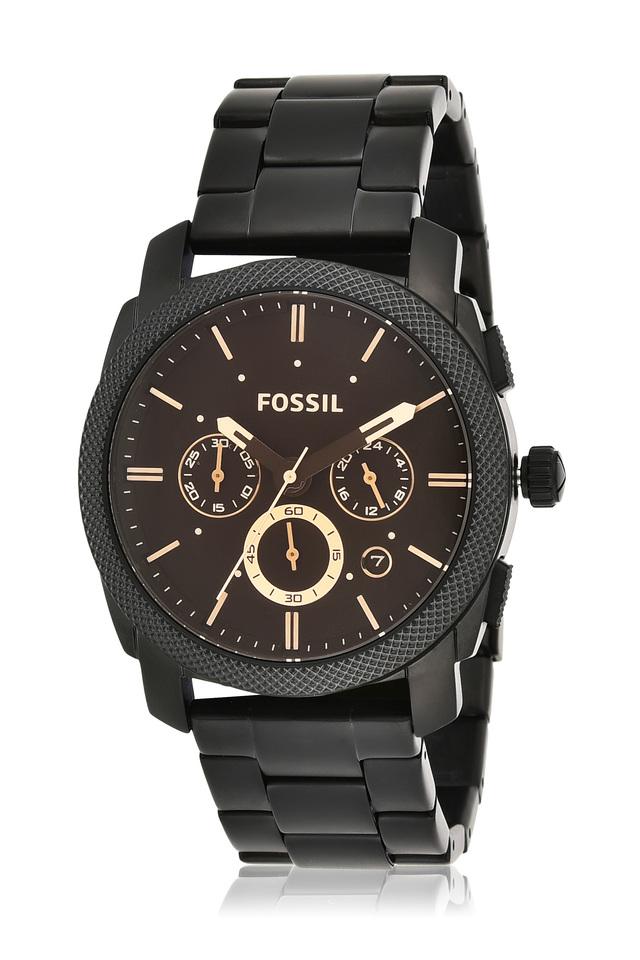 Black out cheap fossil watch