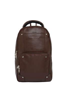 Solo vintage colombian leather cheap laptop backpack