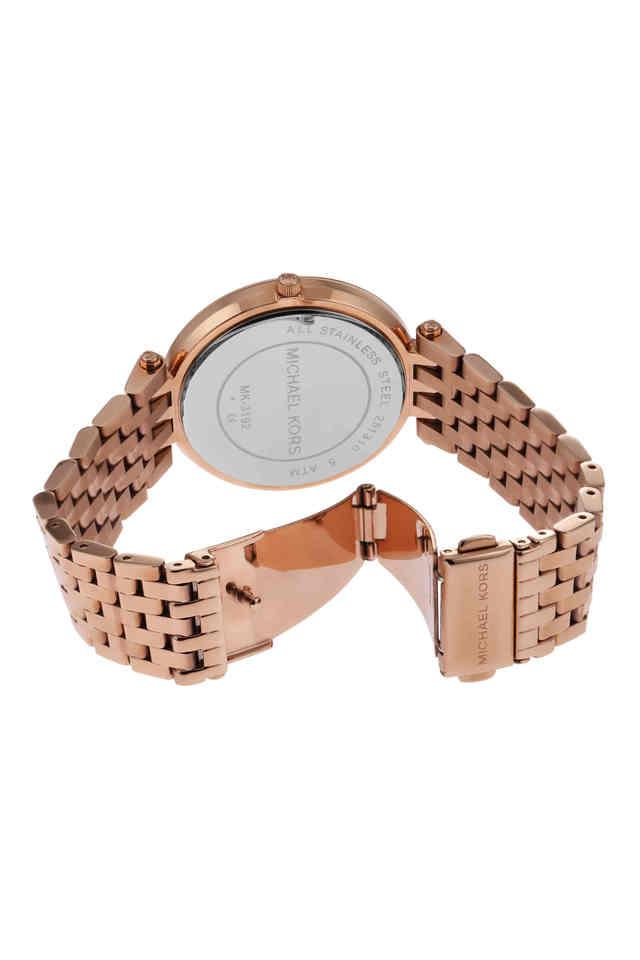 Buy MICHAEL KORS Womens Darci Rose Gold Dial Stainless Steel