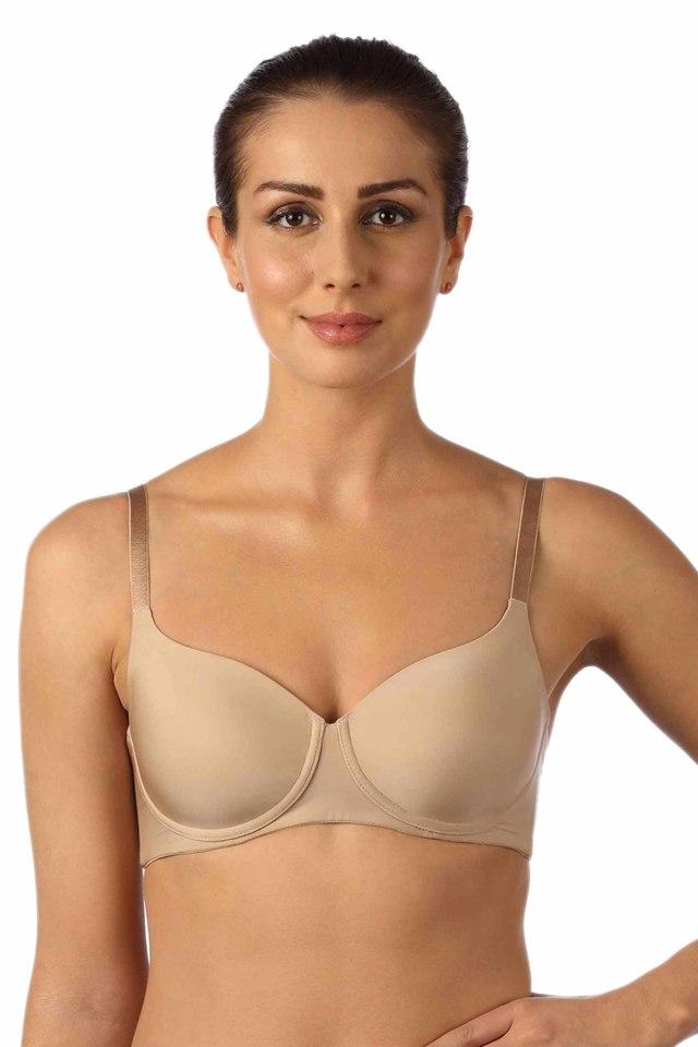 Buy Wacoal Single Layered Wired Full Coverage Lace Bra - Naturally Nude at  Rs.2249 online