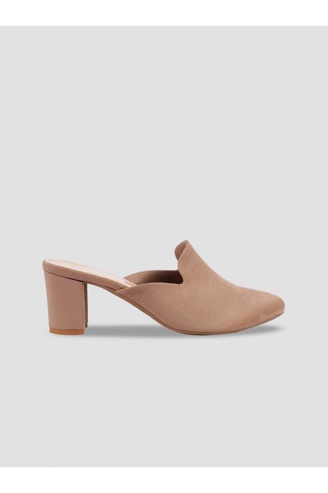 Nude suede mules new arrivals