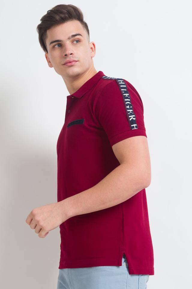 hilfiger red t shirt