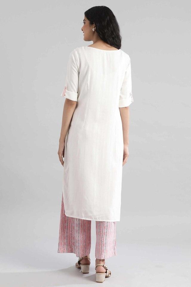 Aurelia off shop white kurta