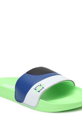 Puma green on sale flip flops