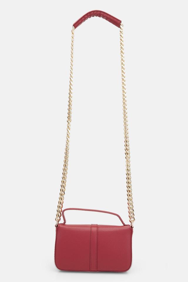 Buy TOMMY HILFIGER Red Push Lock Closure PU Women's Casual Sling