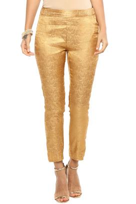 Metallic Gold Pants