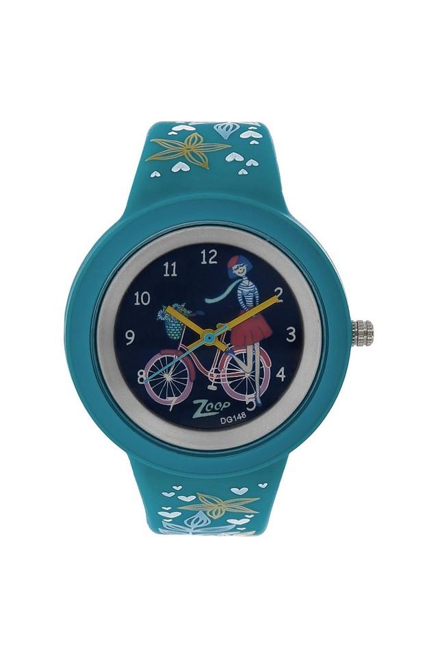 Buy ZOOP Kids Girls 39 mm World Traveller Blue Dial Plastic Analog Watch NP26006PP03W Shoppers Stop