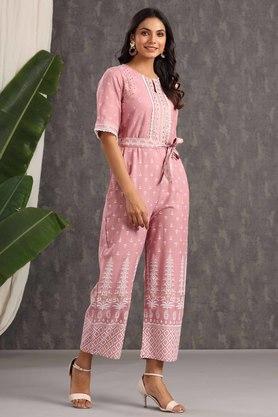 Jumpsuit pink hot sale colour