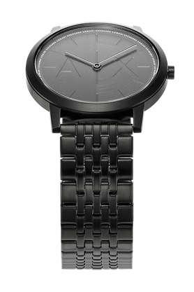 Armani exchange matte black on sale watch