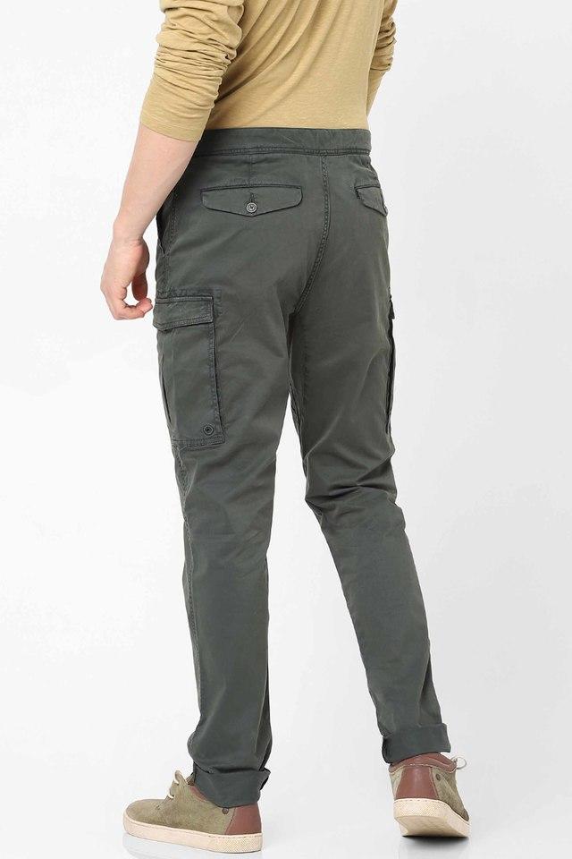 Buy Celio Sage Green Straight Fit Cargo Pants for Men Online  Tata CLiQ