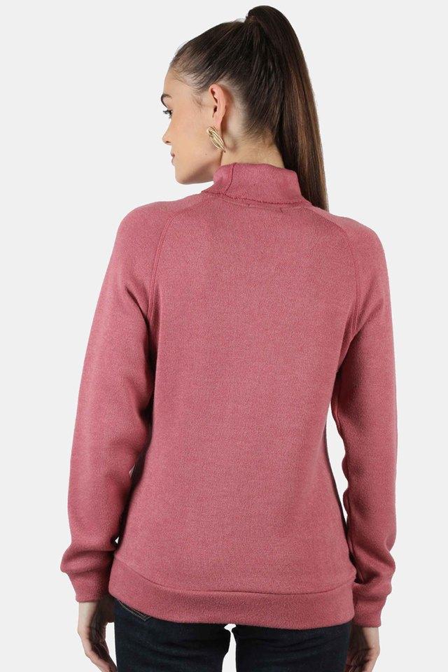 High collar hotsell sweatshirt womens