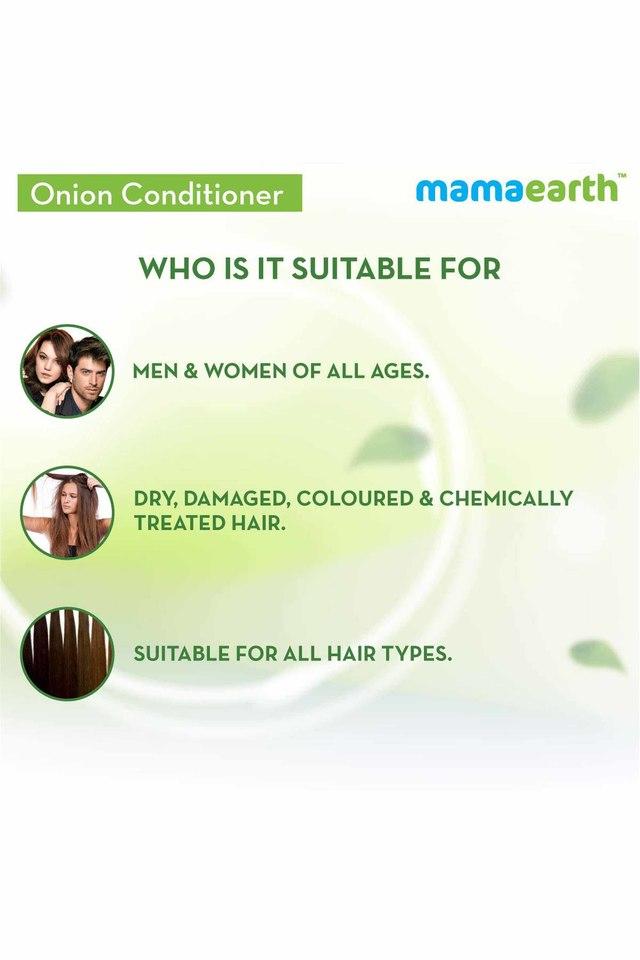Buy MAMAEARTH Onion Conditioner for Hair Growth & Hair Fall Control With Coconut Oil for Women