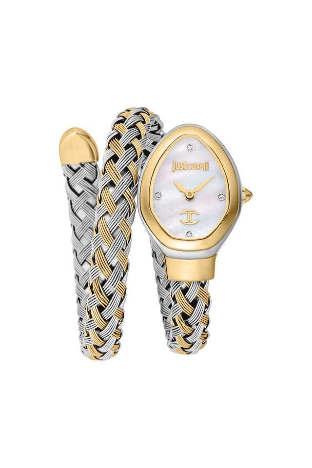 Buy JUST CAVALLI Novara White MOP Dial Stainless Steel Analog Watch For Women JC1L264M0055 Shoppers Stop