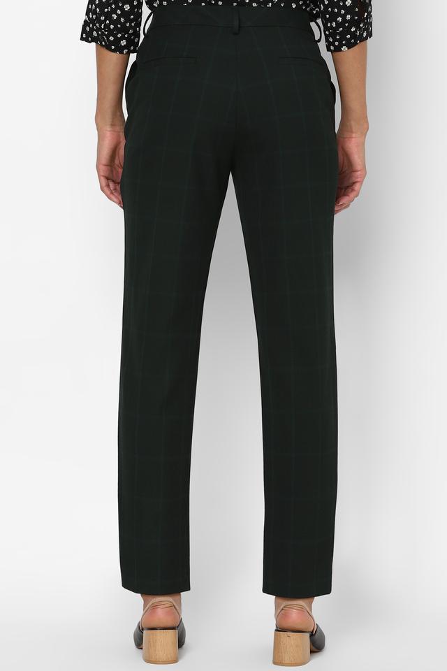 Charcoal Check Trousers - Selling Fast at Pantaloons.com