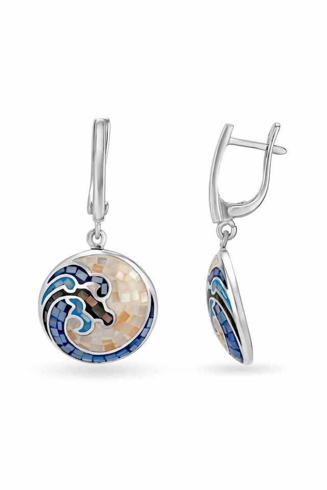 Layered Silver Western Earrings For Women