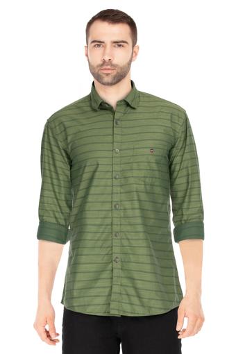 dark green casual shirt