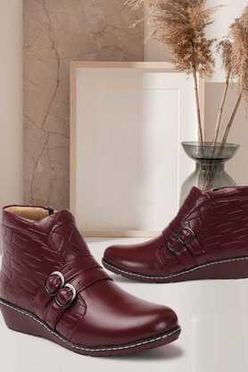 Maroon clearance boots womens