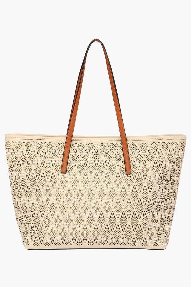 FEMINA FLAUNT -  Off White Tote - Main