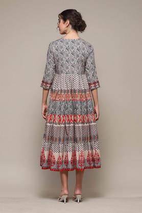 BIBA - Grey Ethnic Dresses - Main