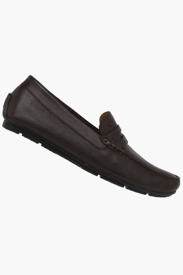 Mens Leather Slip On Loafers