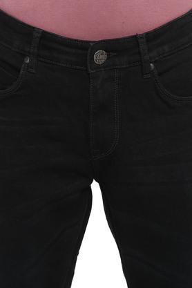 Buy Spykar Black Mens 5 Pocket Coated Jeans Kano Fit Shoppers Stop