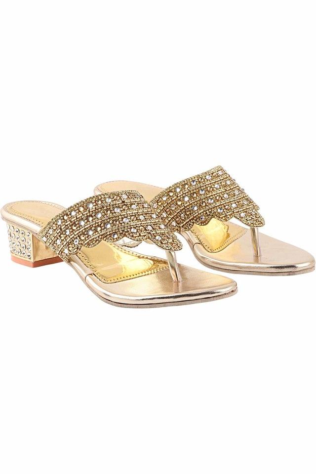 Fancy gold clearance sandals