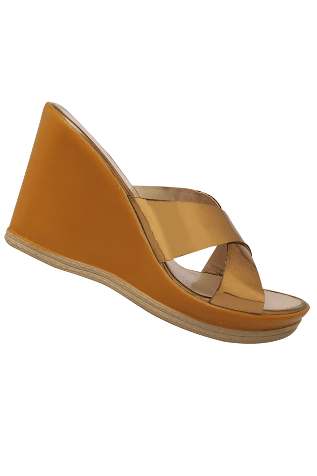 Calvin klein jacolyn leather deals wedge sandals