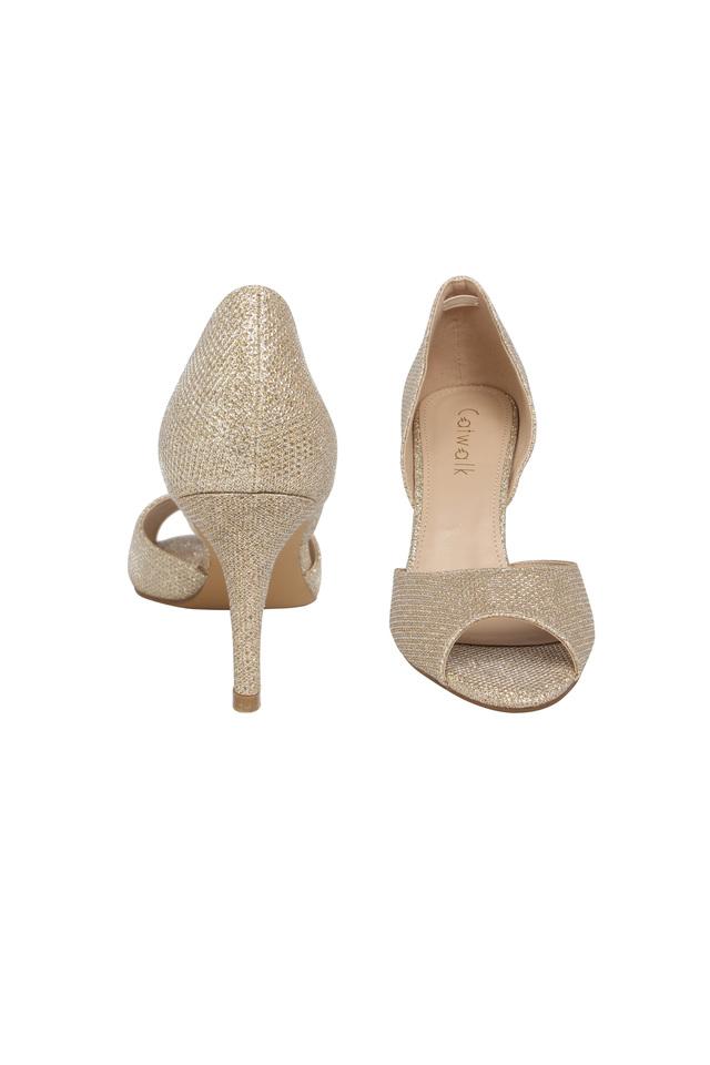 Catwalk gold heels sale