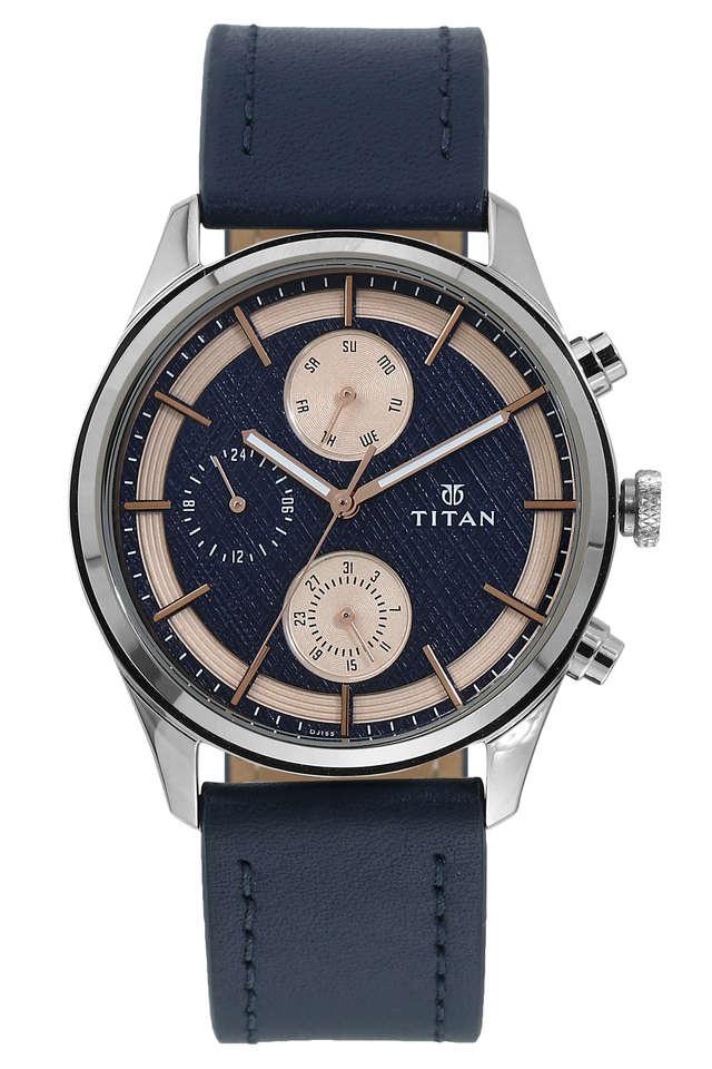 Titan Analog Blue Dial Men's Watch-1849SL03 : : Watches