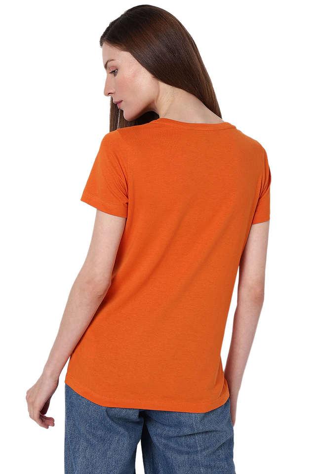 Tangerine Print T-Shirt - Women - Ready-to-Wear