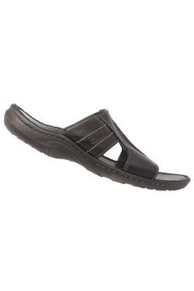 CLARKS - Black Mix Flip Flops - Main