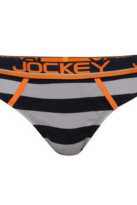 2 Jockey Assorted Striped Boys Brief Multi-Color 5-12 Years