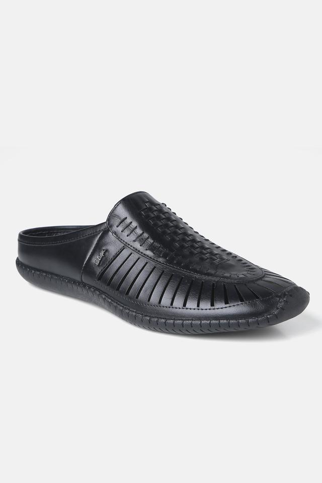 Leather mules for on sale men