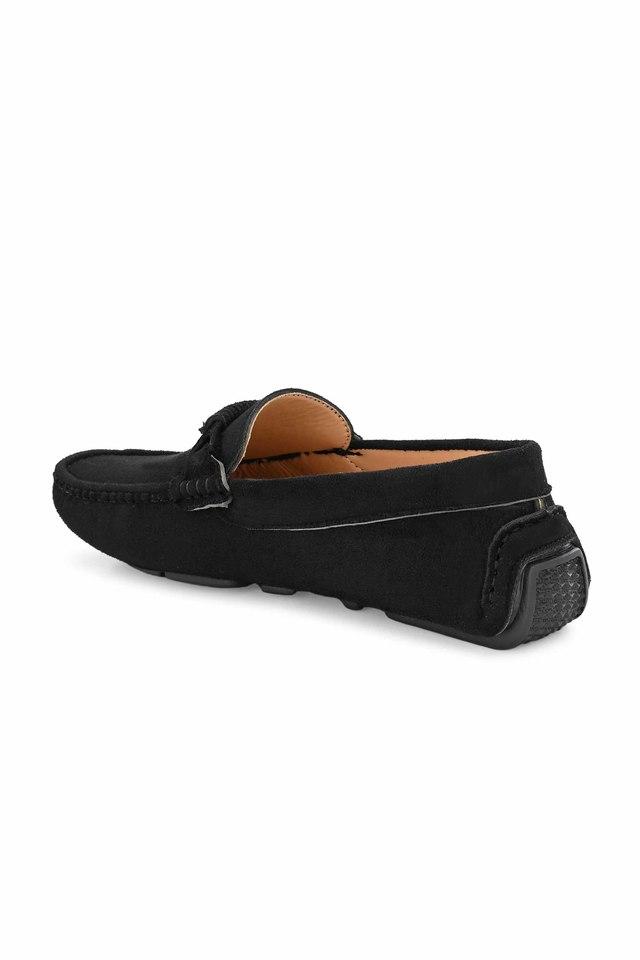 Buy EL PASO Black Faux Leather Regular Slip On Mens Casual Shoes