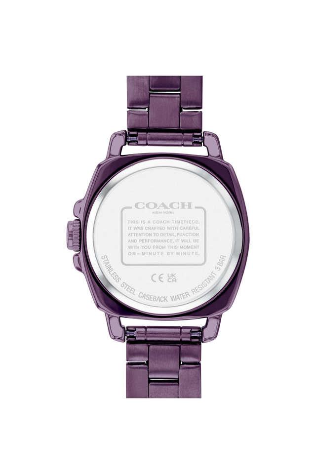 Purple coach online watch