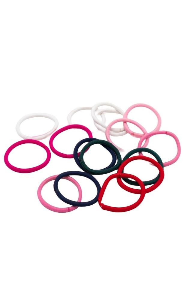 SENECIO 30Pc Colorful Multicolor Rope Stretchable Seamless Elastic Hair  Ties No Damage Ponytail Holder Thick Hair Rubber Band  JioMart