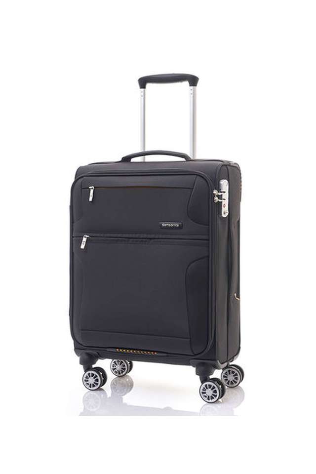 Buy SAMSONITE Black Unisex Zipper Closure Soft Trolley Shoppers Stop
