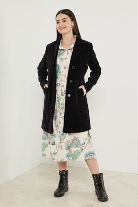 Black textured jacket outlet womens