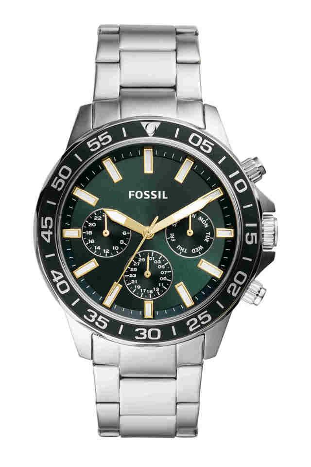 Buy FOSSIL Mens 45 mm Bannon Green Dial Stainless Steel Analog Watch BQ2492I Shoppers Stop