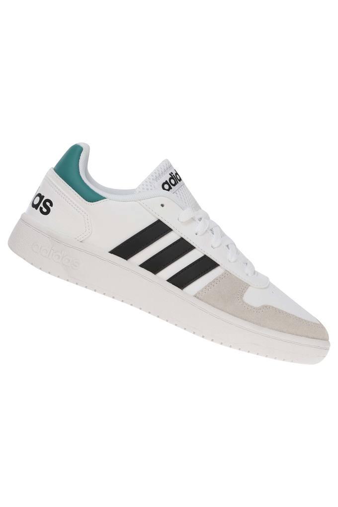 Adidas cheap white hoops