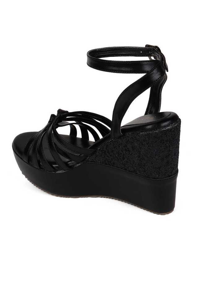 Black party outlet wear sandals