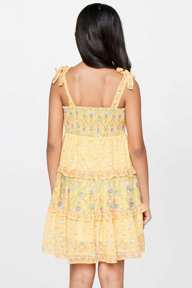 Global desi yellow on sale dress