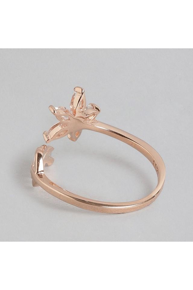 GIVA 925 Sterling Silver Rose Gold Blooming Flower Ring, Adjustable |  Valentines Gifts for Girlfriend, Gifts for Women and Girls | With  Certificate of Authenticity and 925 Stamp | 6 Month Warranty* : Amazon.in:  Fashion