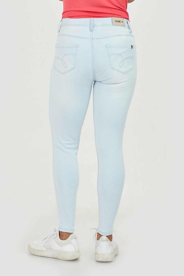 Ankle length clearance denim jeggings