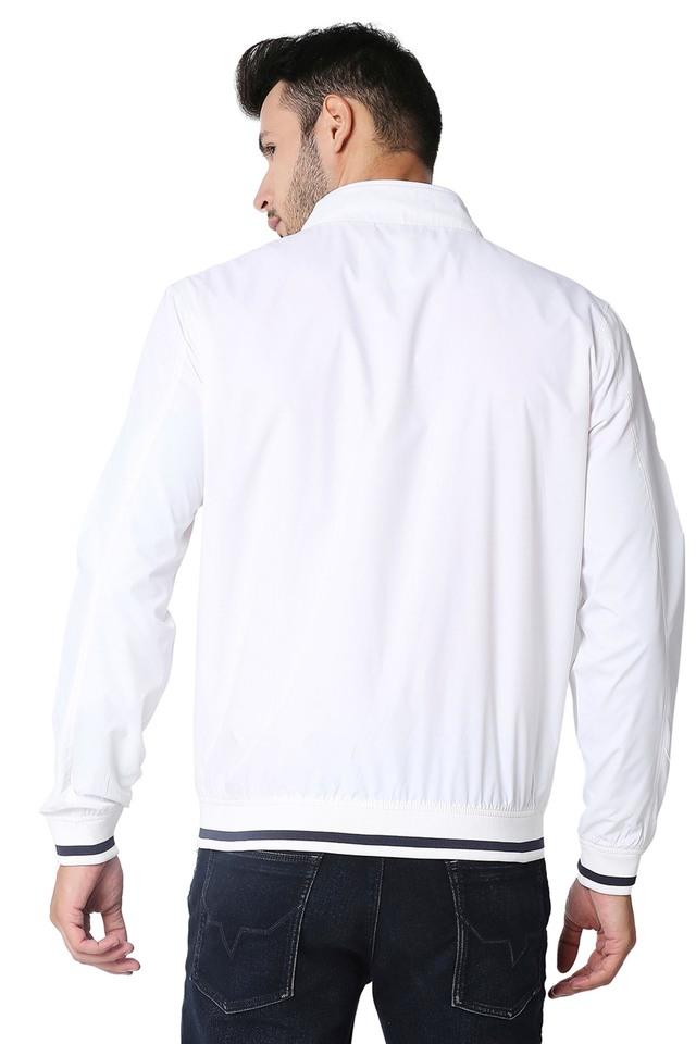 Mens white casual store jacket