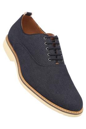 Buy Louis Philippe Men White Lace Up Shoes at Redfynd